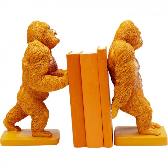 Suporte para Livros Gorilla Laranja (conj. de 2) Suporte para Livros Gorilla Laranja (conj. de 2)