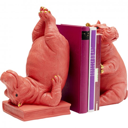 Suporte para Livros Hippo Pink (conjunto de 2)