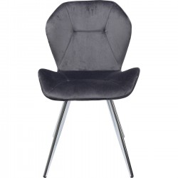 Chaise Viva gris-chromé