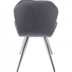 Cadeira Viva Cinzenta Cromado