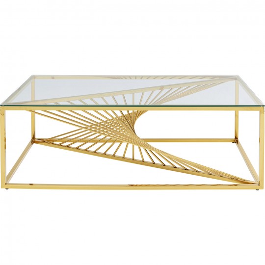 Mesa De Centro Laser Gold 120x60cm Mesa De Centro Laser Gold 120x60cm