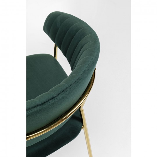 Chaise a./acc. Belle vert (2/set)