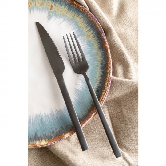 Talheres Gloria Matt Preto