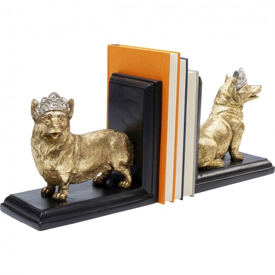 Suporte para Livros Royal Standing Corgi (conjunto de 2)