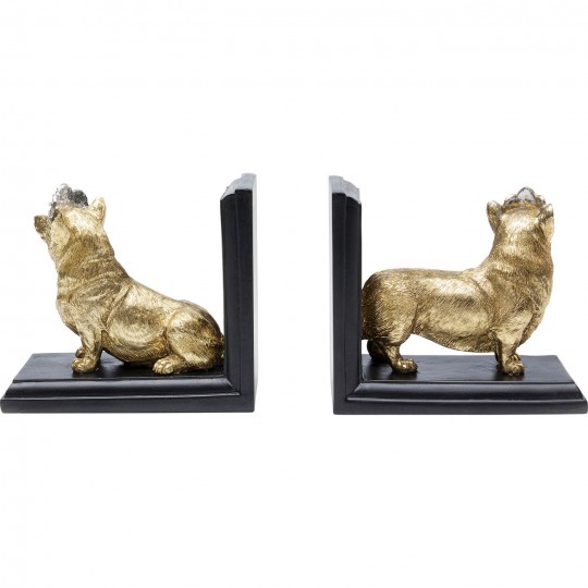 Suporte para Livros Royal Standing Corgi (conjunto de 2)