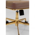 Chaise pivotante de bureau Dottore marron