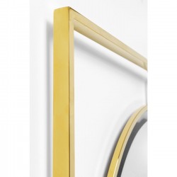 Miroir Stanford Frame Round Gold Ø90cm