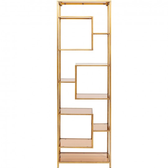 Etagère Loft doré 195x60