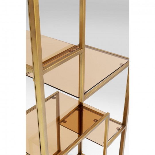Etagère Loft doré 195x60