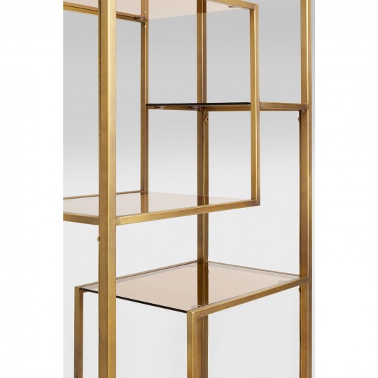 Etagère Loft doré 195x60