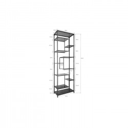 Estante Loft Dourado 195x60cm-85484 (9)