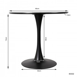 Mesa Schickeria Preto Ø80cm-85502 (6)