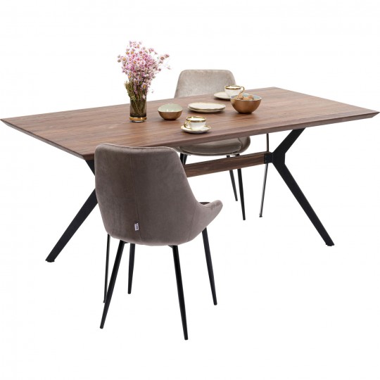 Mesa Downtown Nogueira 220x100cm