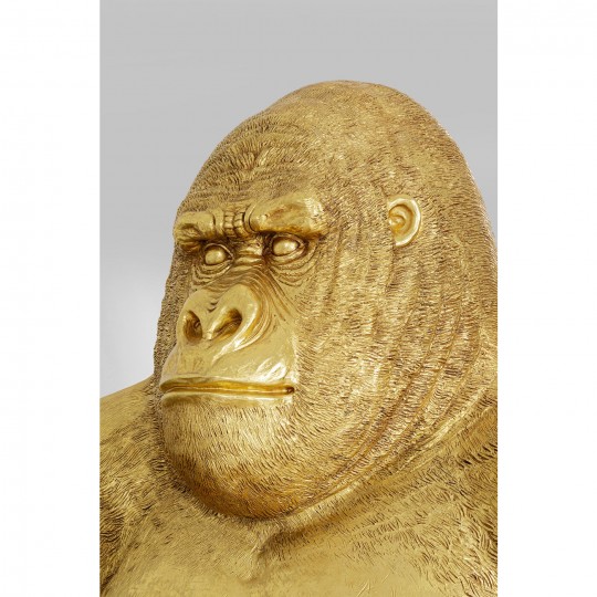 Figurine décorative Gorilla doré XL180