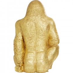 Figurine décorative Gorilla doré XL180