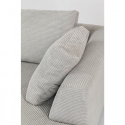 Corner Sofa Gianni Cord Grey Right