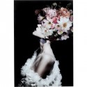 Tableau en verre Flowery Beauty 80x120