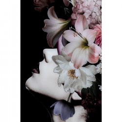 Tableau en verre Flowery Beauty 80x120