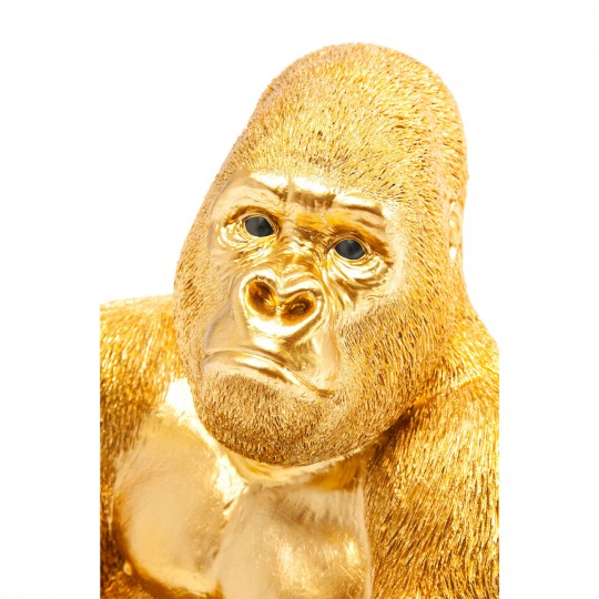 Deco Figurine Monkey Gorilla Side Medium Gold Kare Design Deco Figurine Monkey Gorilla Side Medium Gold Kare Design