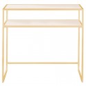 Console Loft doré 85x80cm