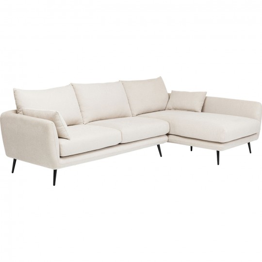 Canapé d angle Amalfi droite crème 275cm