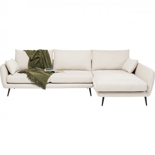 Canapé d angle Amalfi droite crème 275cm