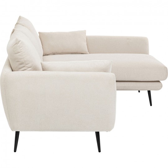 Canapé d angle Amalfi droite crème 275cm