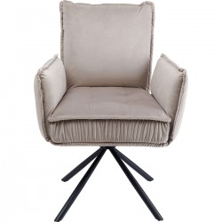 Chaise a./acc. Chelsea gris