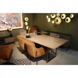 Chaise a./acc. Chelsea marron