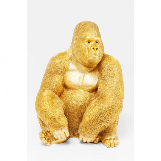 Peça Decorativa Monkey Gorilla Side XL Gold