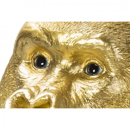 Peça Decorativa Monkey Gorilla Side XL Gold