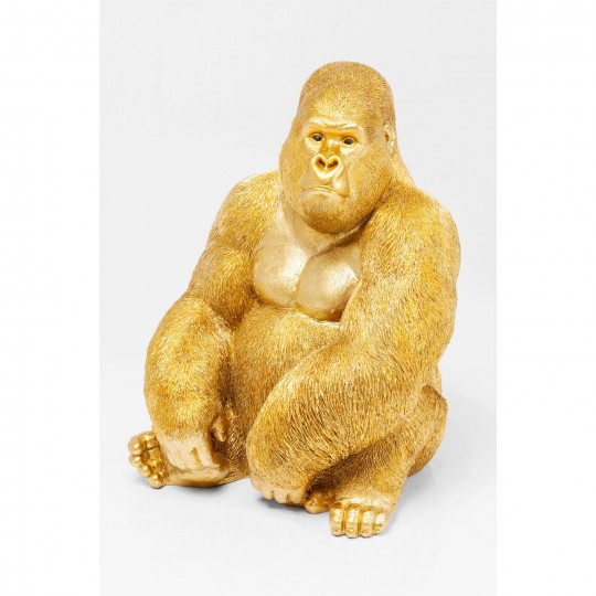 Peça Decorativa Monkey Gorilla Side XL Gold