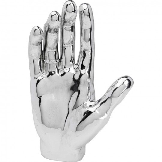 Objet décoratif Mano Diamond Ring argenté