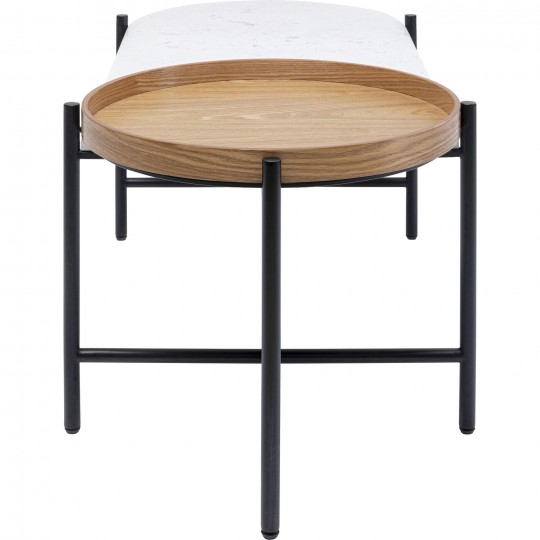 Table basse Layered 128x55cm