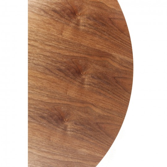Plateau de table Invitation rond noyer Ø120cm