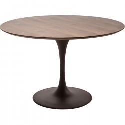 Plateau de table Invitation rond noyer Ø120cm