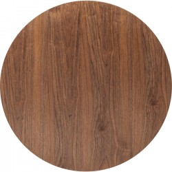 Plateau de table Invitation rond noyer Ø90cm