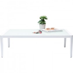 Table basse Tiki blanc