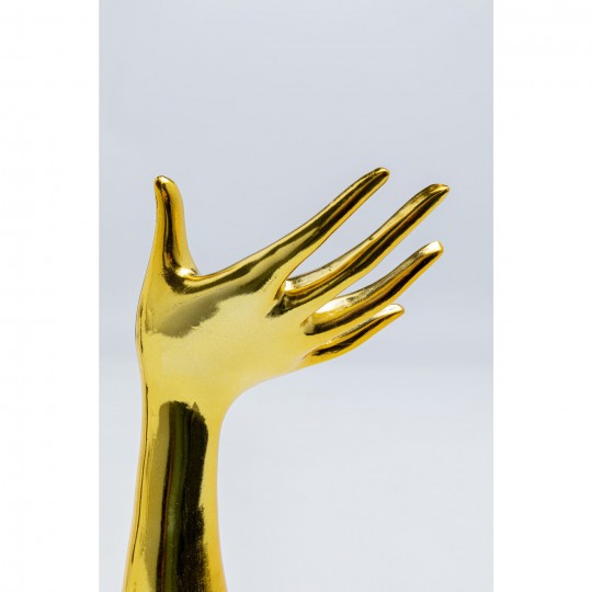 Guarda-joias Hand Gold 10x20 cm