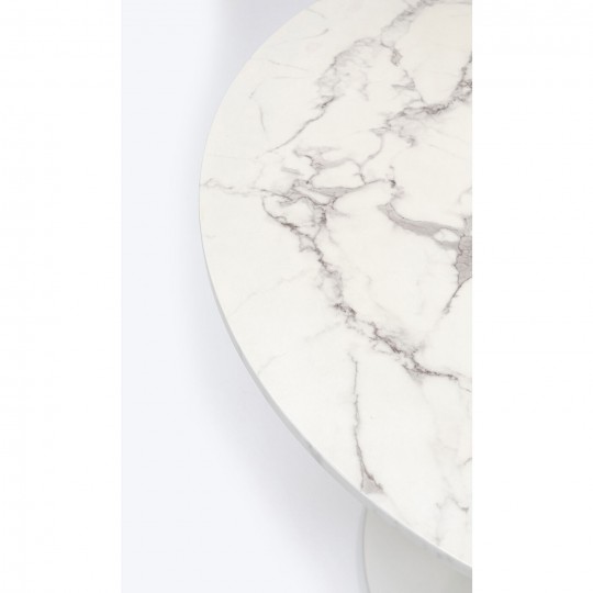 Mesa Schickeria Marbleprint White Ø80 cm Mesa Schickeria Marbleprint White Ø80 cm