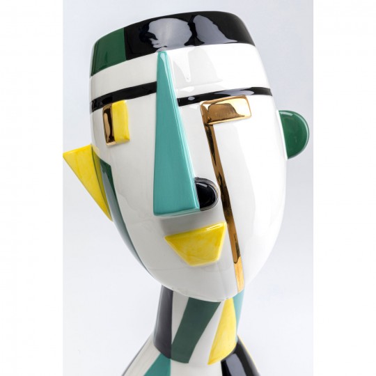 Vaso Decorativo Happy Face 43 cm