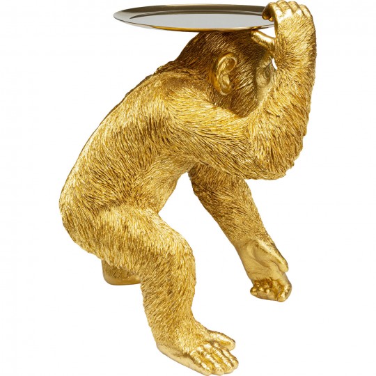 Peça Decorativa Butler Playing Chimp Gold 52 cm Peça Decorativa Butler Playing Chimp Gold 52 cm