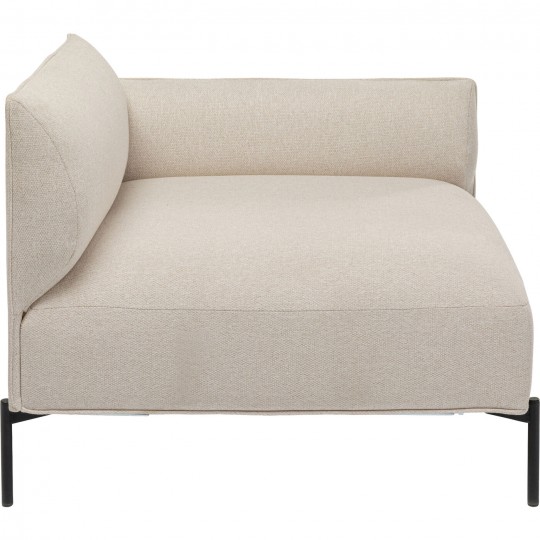 Elemento de canto direito pequeno Chiara Cream 76 cm Elemento de canto direito pequeno Chiara Cream 76 cm