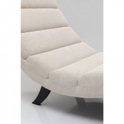 Chaise longue Balou crème 190cm
