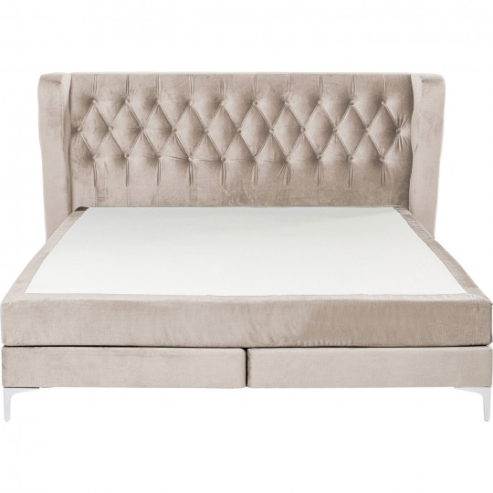 Cama Boxspring Benito Moon Cream 160x200 cm Cama Boxspring Benito Moon Cream 160x200 cm