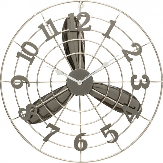 Horloge murale Fan Blade Ø61cm Horloge murale Fan Blade Ø61cm