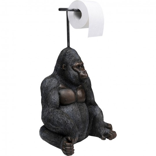 Suporte de papel higiénico Sitting Monkey Gorilla 51 cm