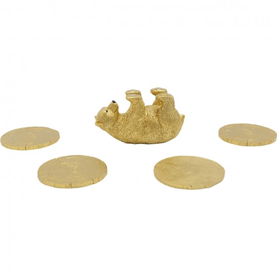 Peça decorativa Playing Bear 7 cm