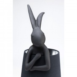 Lampe à poser Animal Rabbit noir 68cm