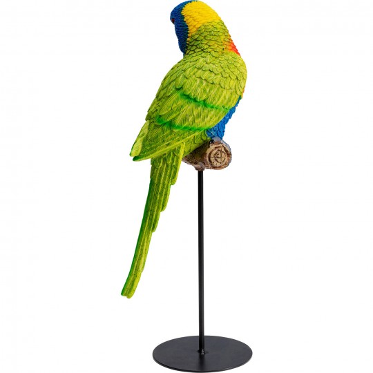 Peça decorativa Parrot Verde 36 cm